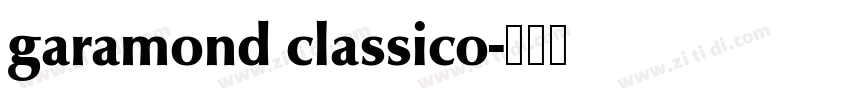 garamond classico字体转换 garamond classico字体转换